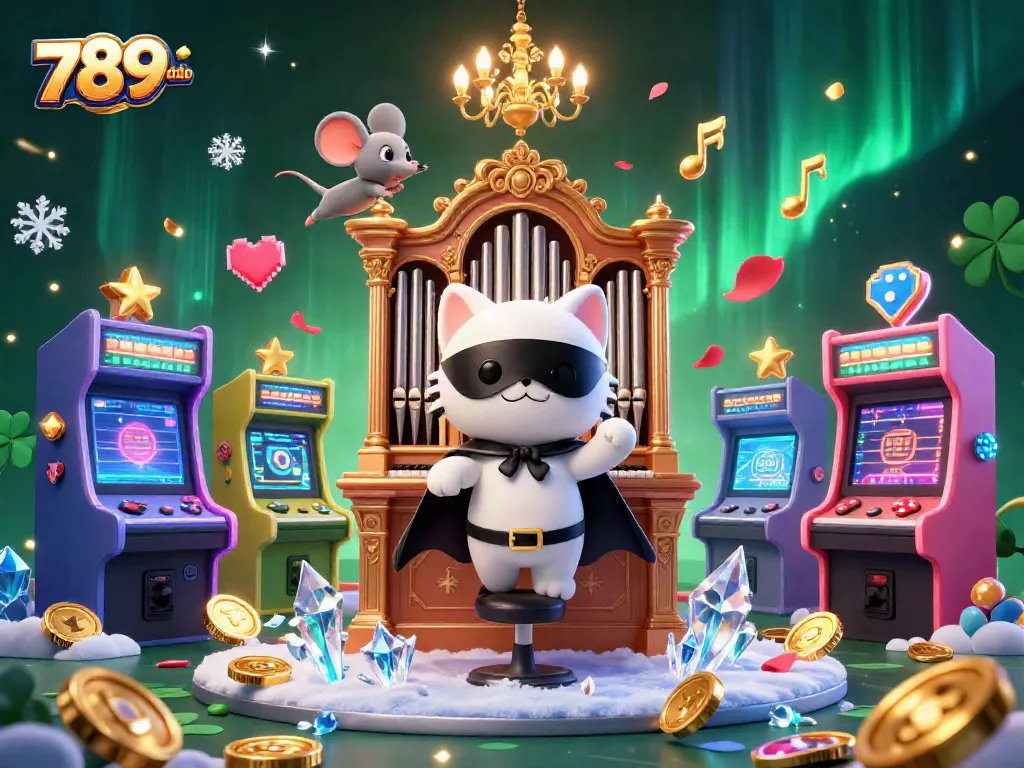 Engage with 789club's vibrant casino atmosphere showcasing playful characters and dynamic game elements.