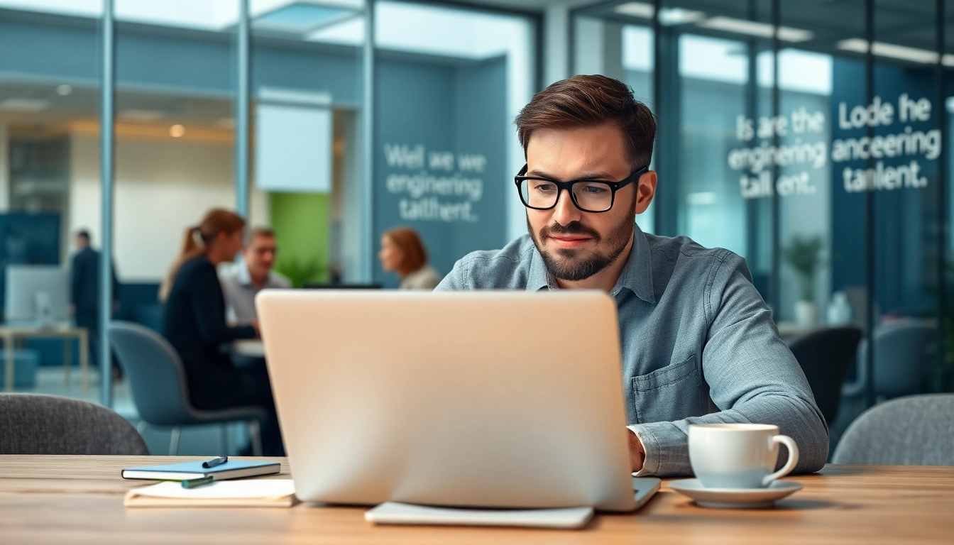 Headhunter Ingenieure review engineering talent in a modern office setting with confidence.