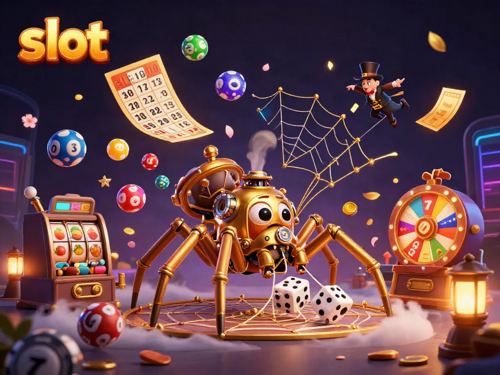 Experience thrilling slot action with artful steampunk characters amid a vibrant jackpot scene.