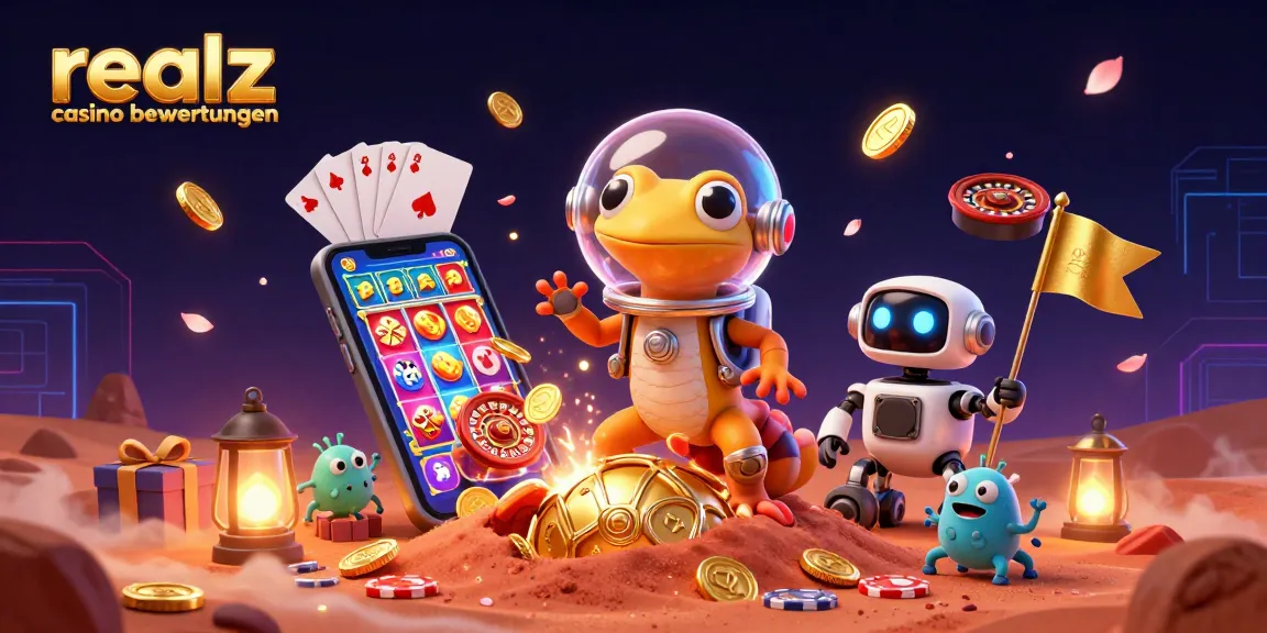 Realz Casino Bewertungen: Spätere Gewinne durch das Spielen von farbenfrohen Spielautomaten und spannenden Casino-Spielen.